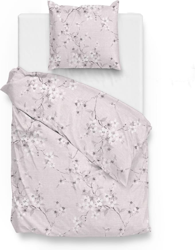 Zo!Home Nicolina Dekbedovertrek - Eenpersoons - 140x200/220 cm - Pink