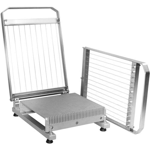 GGM Gastro Pralinenschneider - Drahtabstand: 30 & 22,5mm - inkl. 2 Rahmen Zilver