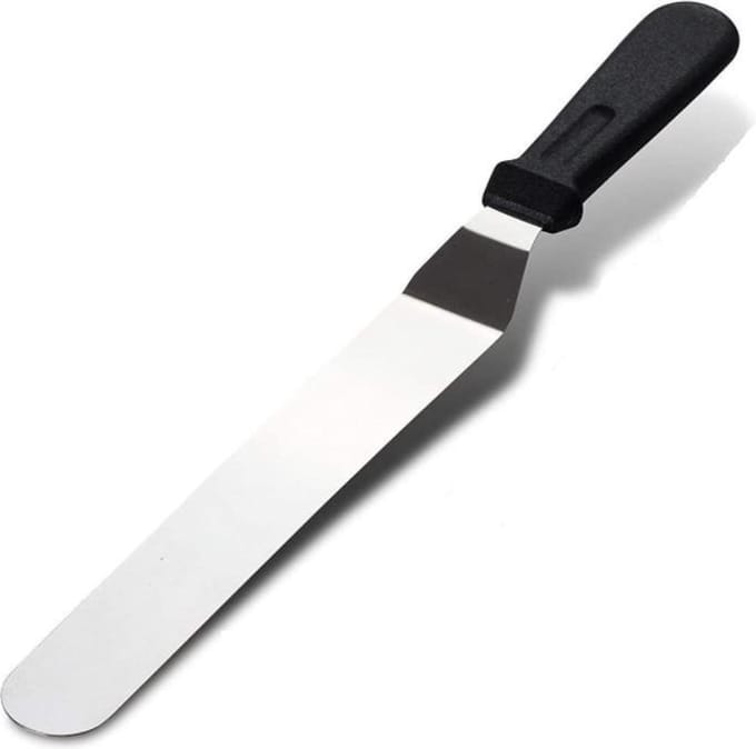 Paletmes - Glaceermes - Groot - 37cm - Gebogen Spatel