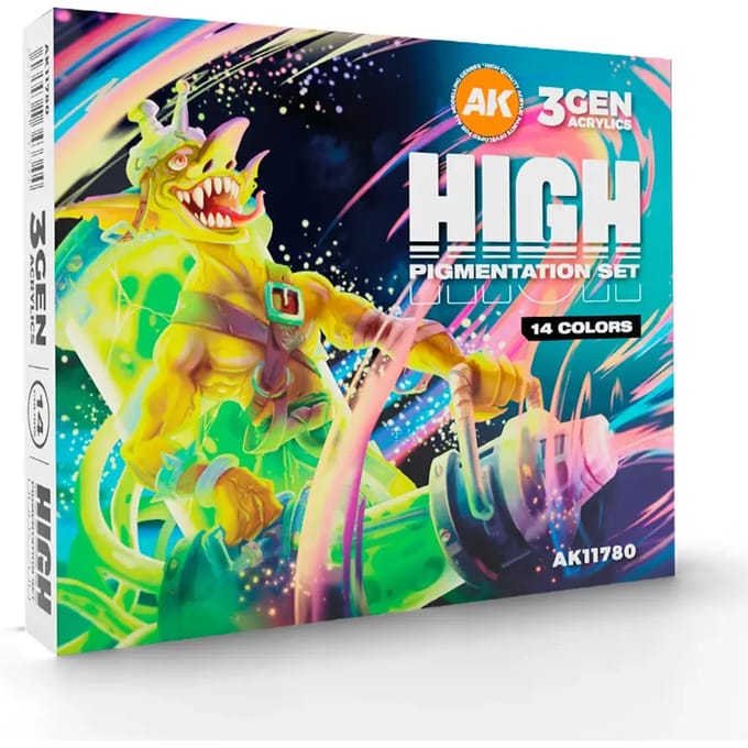 AK11780 AK Interactive 3Gen 14 Acrylic Kleuren High Pigmentation Set