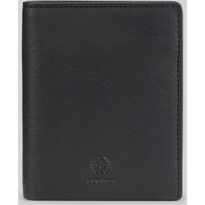strellson Leren Portemonnee Blackwall BillFold V8 Black Zwart