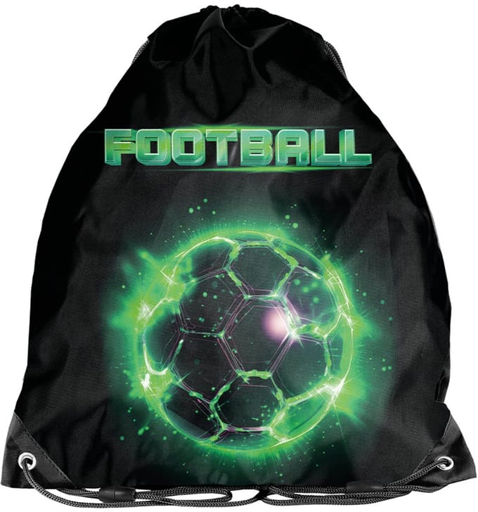 PASO Gymtas - Zwemtas - Voetbal - 45 x 34 cm - Polyester