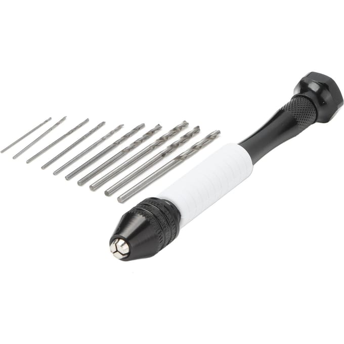 11-delige Handboor Diverse Boorbits Gereedschapsset Kit voor Hout Plastic Rubber