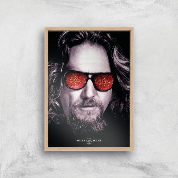 The Big Lebowski Giclee Art Print - A2 - Wooden Frame