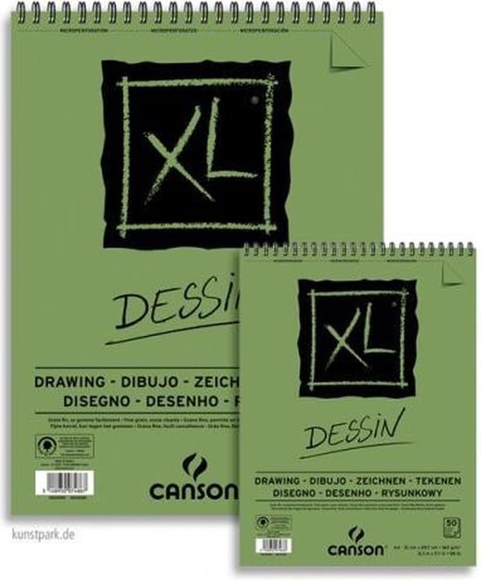 Canson teken papier blok met spiraal A3 50 vel  160 grams