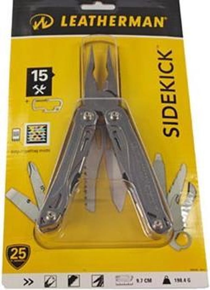 Leatherman Sidekick Supertool Multitool Outdoor Zakmes Clampack Vissen Jagen Kamperen