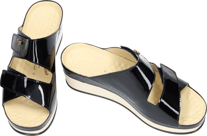Vital -Dames - zwart - slippers & muiltjes - maat 39