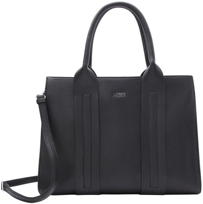 L.CREDI Paria Shopper Tas 40.5 cm - 11 L - schwarz