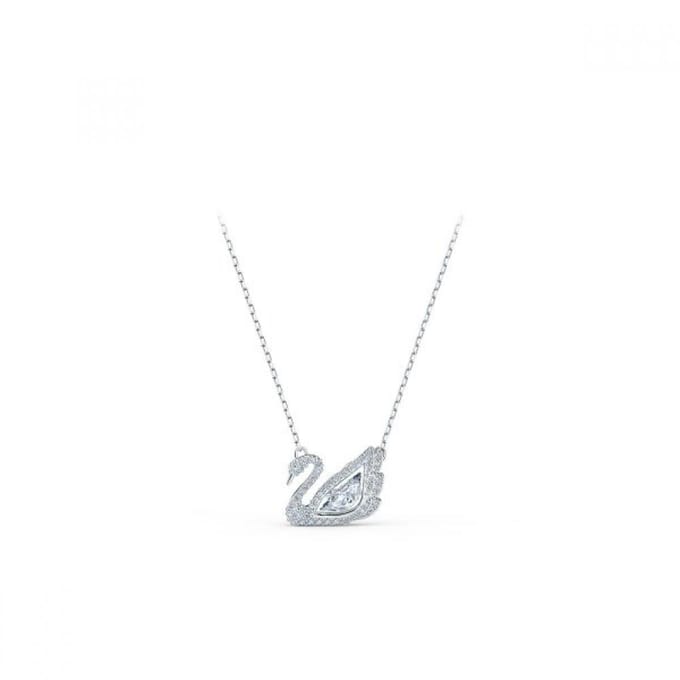 SwarovSki Dames S Rhodium Ketting 5514421 5514421_necklace white