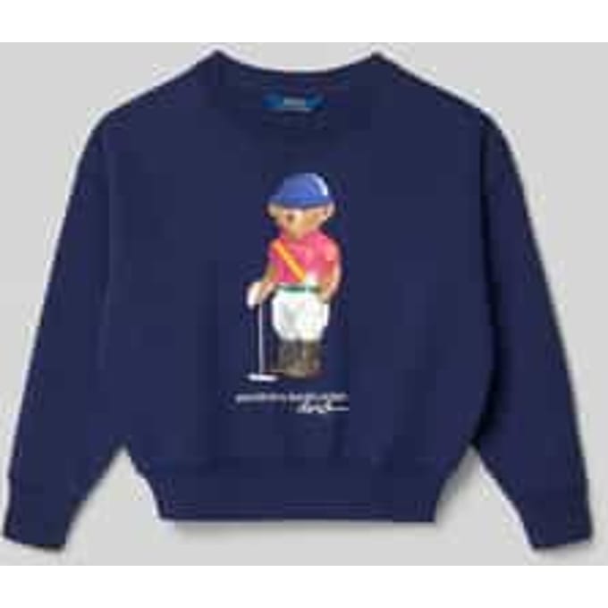 sweatshirt met labelprint