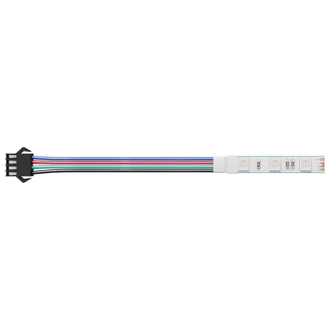 vidaXL LED-strip 2 st Zwart en Wit Koper en kunststof