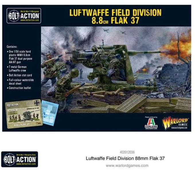 Bolt action: Luftwaffe Field Division 88mm Flak 37
