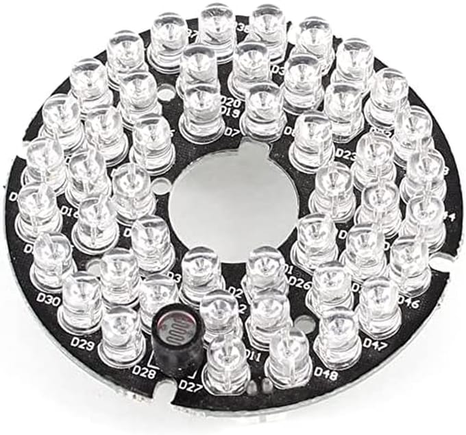 IR LED Board - Infrarood Verlichting - CCTV Beveiliging - 90 Graden Straling - 90mm Diameter - Niet Gespecificeerd