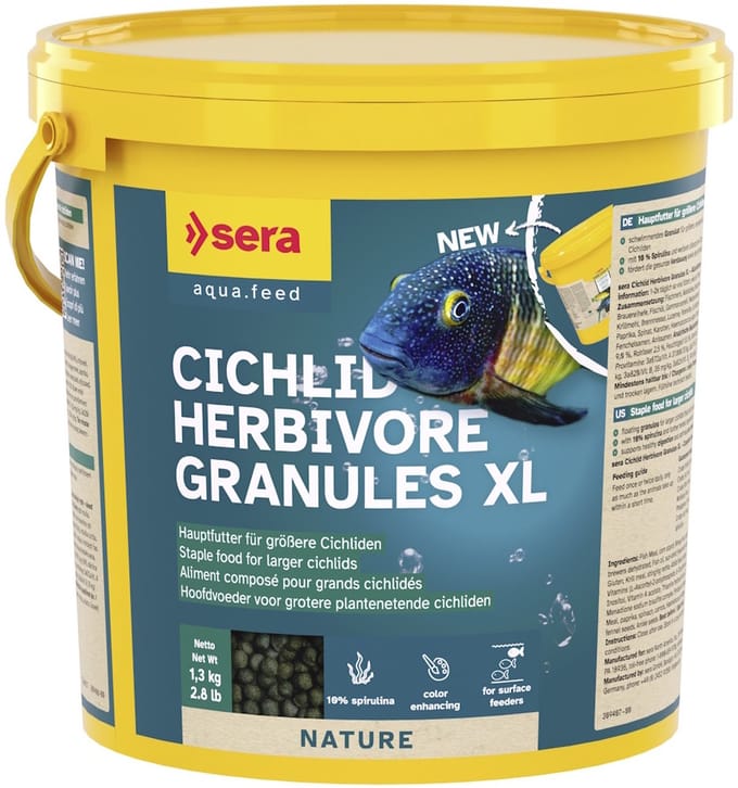 Sera Cichlid Herbivore Granules XL 3.800ML