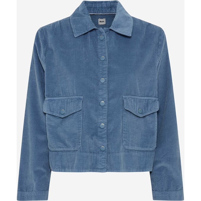 Brax Dames Shirt  Style VEGA moonlight blue, blauw, maat 38