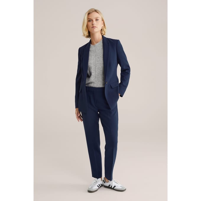 We Fashion Trouser Dark Blue Größe: W36 | Stoffhosen Outlet | Damen | Blau