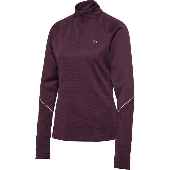 Dames sweatshirt met 1/2 rits Newline Power