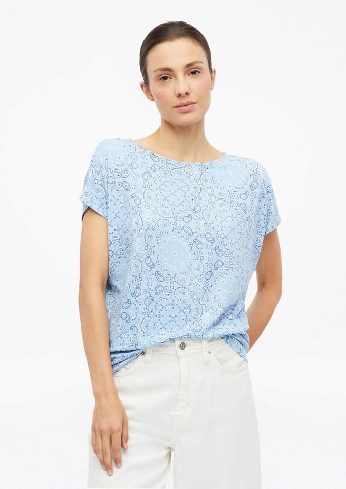 relaxed fit T-shirt van viscosemix