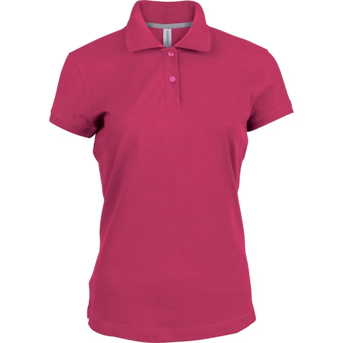 Kariban Damespolo korte mouwen K242 - Fuchsia - S