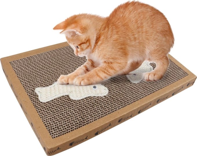 Nobleza Krabplank voor Katten - Karton en Sisal - Met Catnip - 38,2 x 24,5 cm