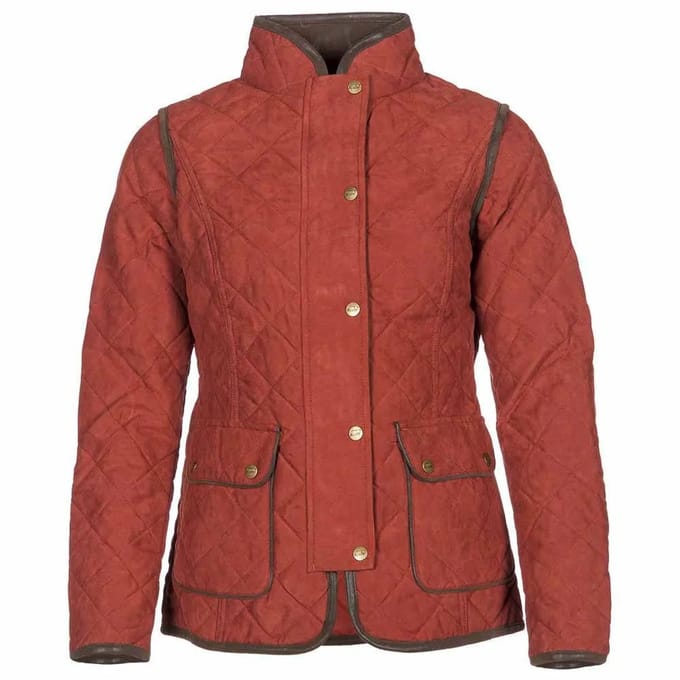 Baleno Hepburn Jas Rood 2XL Vrouw