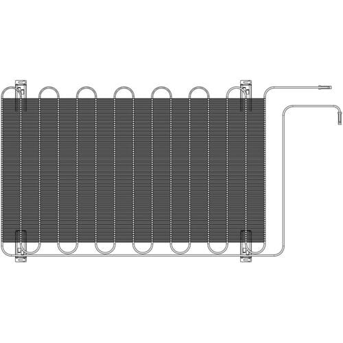 AEG condensator, kompleet, 568x960mm 2427044082