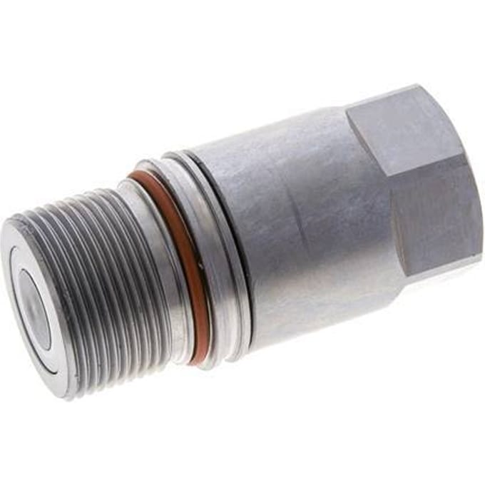 Stalen DN 12.8 Vlakdichtende Koppeling Snelkoppeling G 1/2 inch Binnendraad ISO 16028 D M36 x 2
