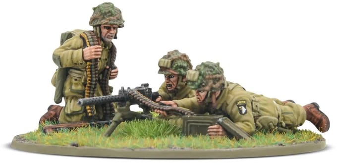US Airborne (d-day) MMG team (Bolt action nieuw)