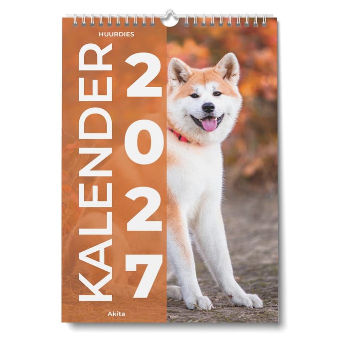 Huurdies Kalender 2027 - Nederland - 35x24cm