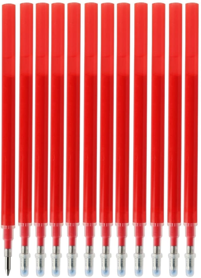 Dailygoods- Navullingen 0,7 mm - Set van 12 - Afwasbaar - Sneldrogend