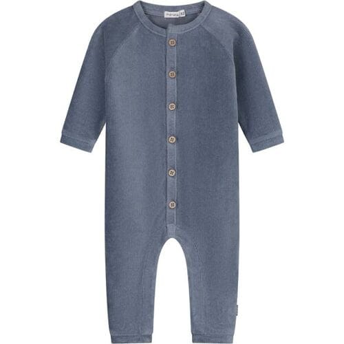 Prénatal newborn boxpakje velours Steel Blue 68 heren