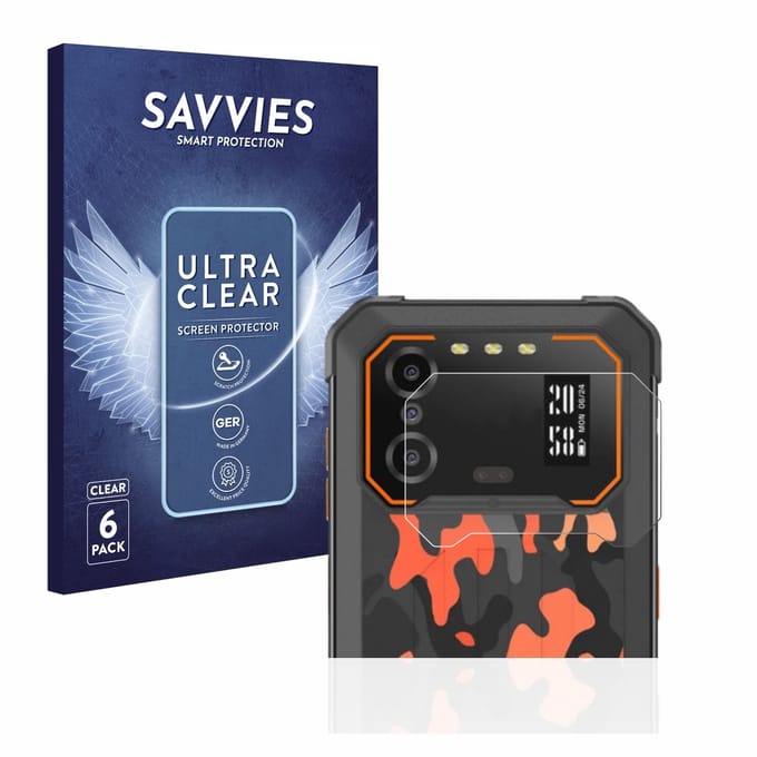 Savvies - Screenprotector voor iiiF150 B1 Pro (ALLEEN Camera Lens) - Folie Beschermfolie transparant 6 Stuks