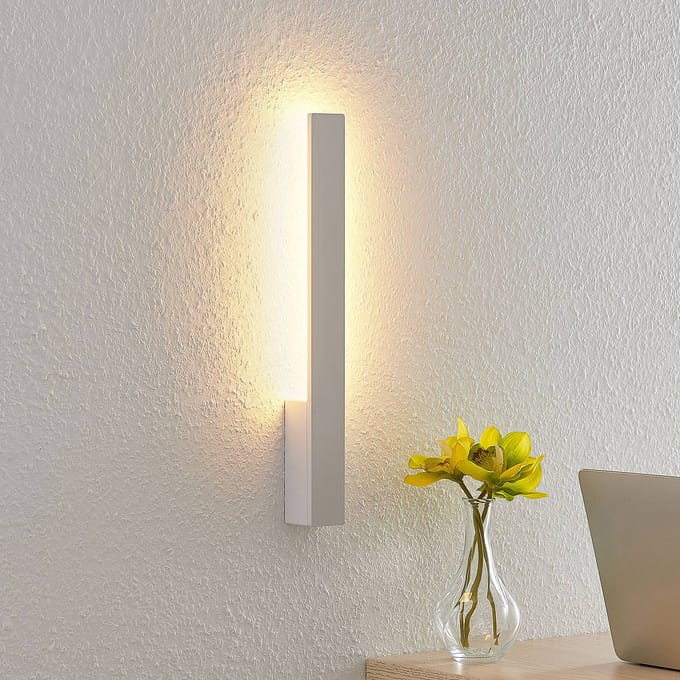Arcchio Ivano LED wandlamp, 42,5 cm, wit