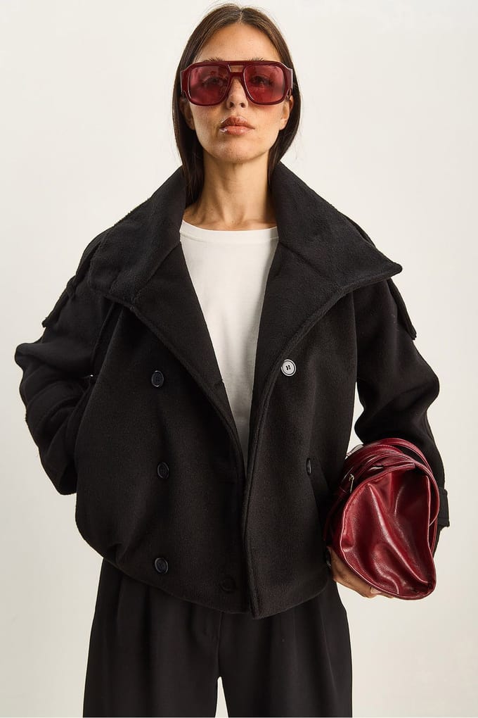 Geknoopte Oversized Jacket