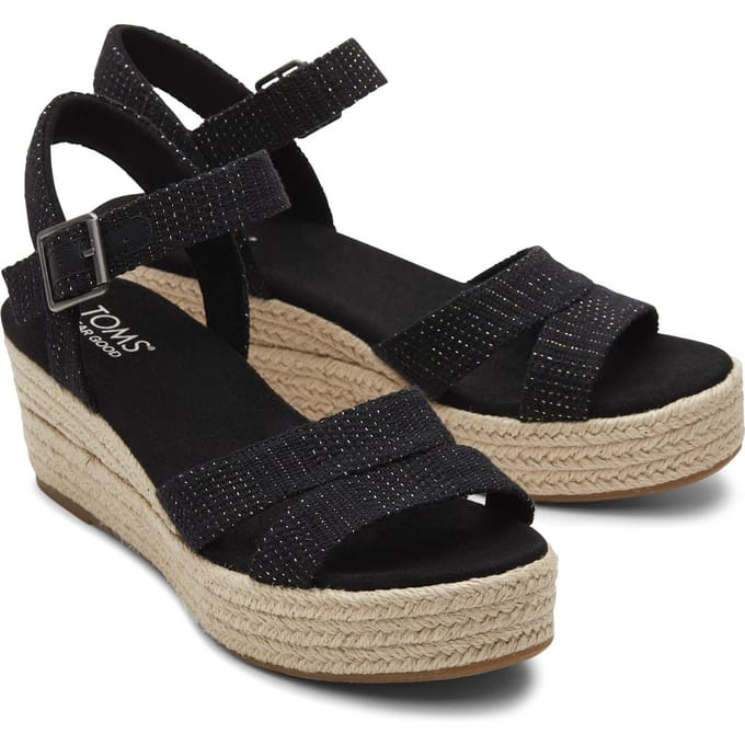 TOMS Audrey Textiel Damesschoenen Zwart