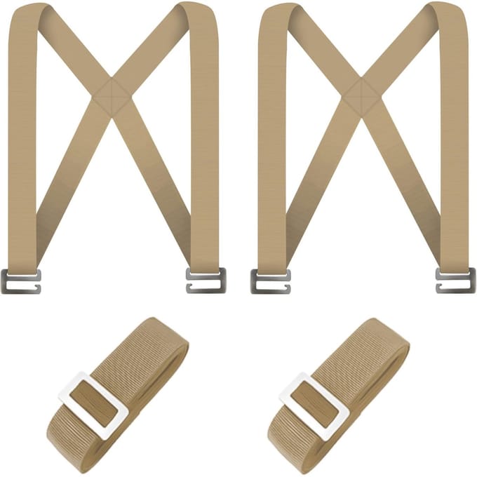 Zware hijsbanden, set van 2 Beige