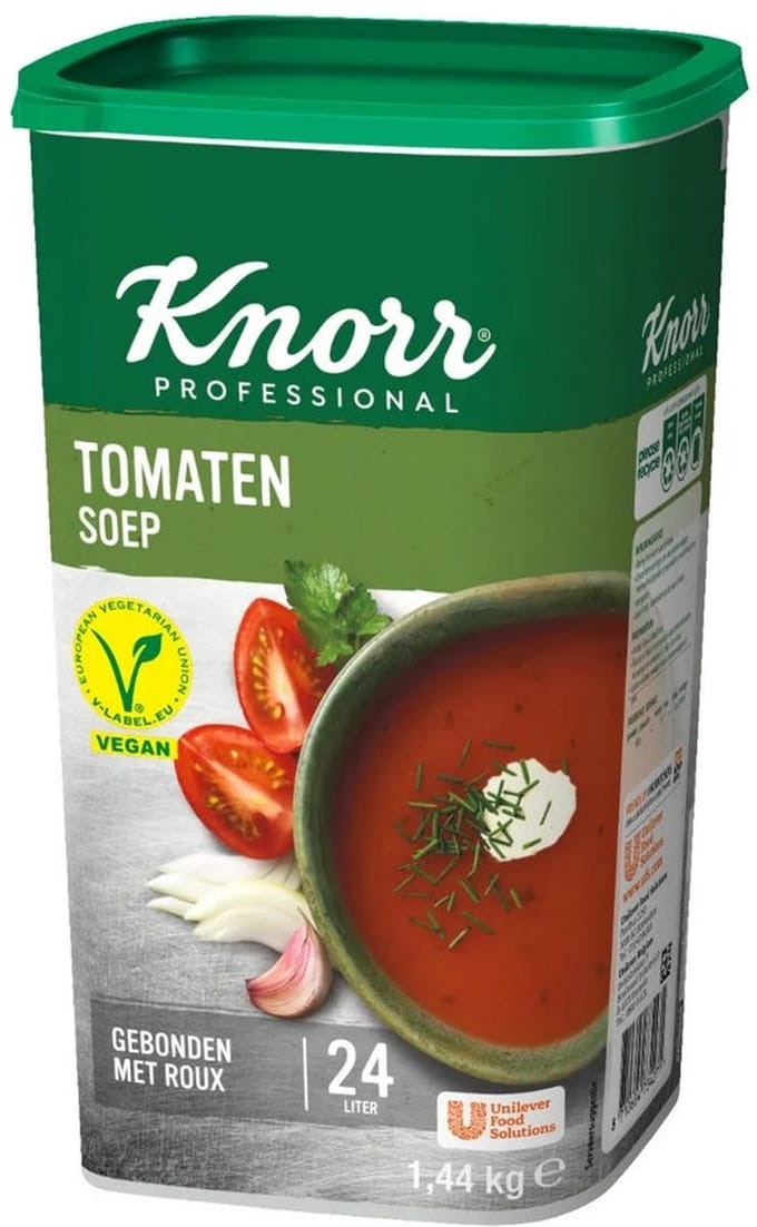 Knorr - Basis voor Tomatensoep - 20 liter - Omdoos 6x