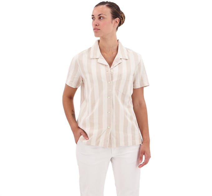 Dockers Camp Overhemd Met Korte Mouwen Beige XS Vrouw