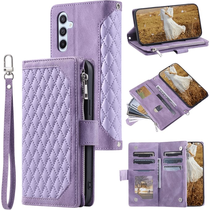 TwoTone Samsung Galaxy A37 Wallet Hoesje Paars