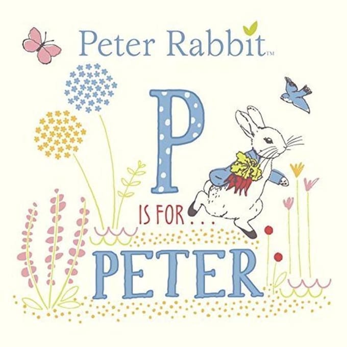 P is voor Peter: Klassiek Dierenthema Boek voor Kinderen