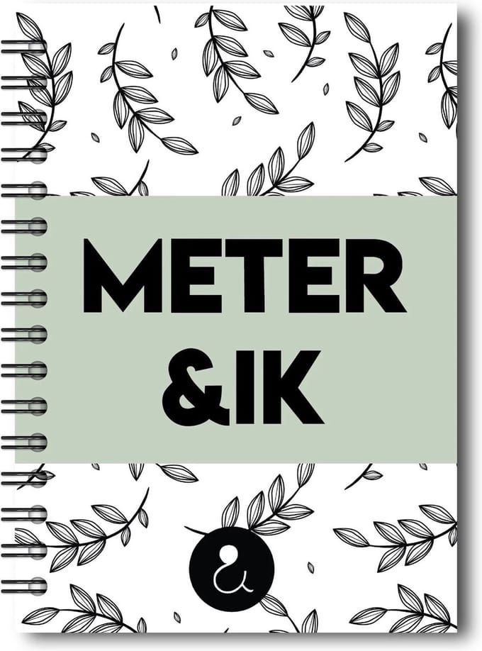 Invulboek Meter & Ik | Herinneringen Boek Meter & Kind | Peetmoeder Invulboek | Botanical Groen