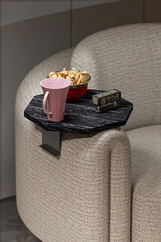 Armleuning Dienblad - Armleuning Bescherming - Armleuning Organizer - Armleuning Dienblad Achthoeking