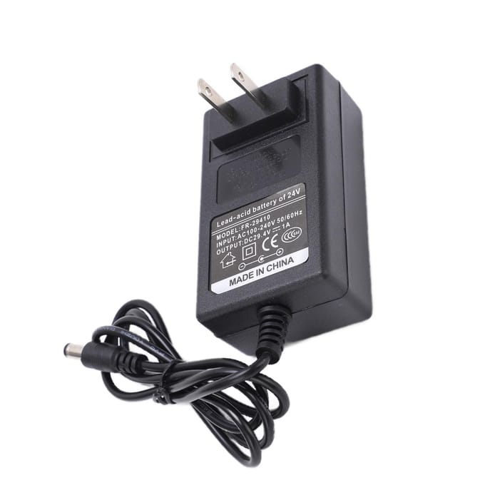 Lithium Batterijlader 29.4V 1A Voedingsadapters voor Elektrische Scooter gray
