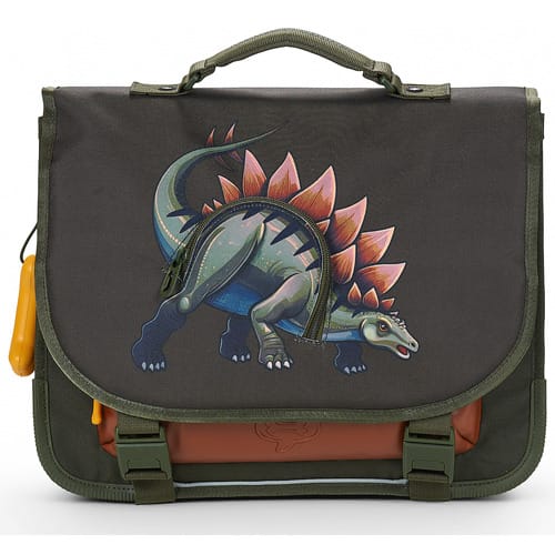 Stones and Bones Lotus - Schooltas - Comfortabel - Verstevigd - Dino Digest - Kaki
