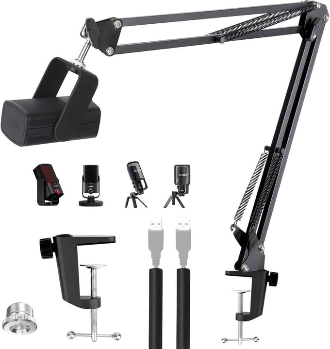 Verstelbare Microfoonhouder met Microfoonarm - Ideaal voor Streaming, Gaming en Opnames