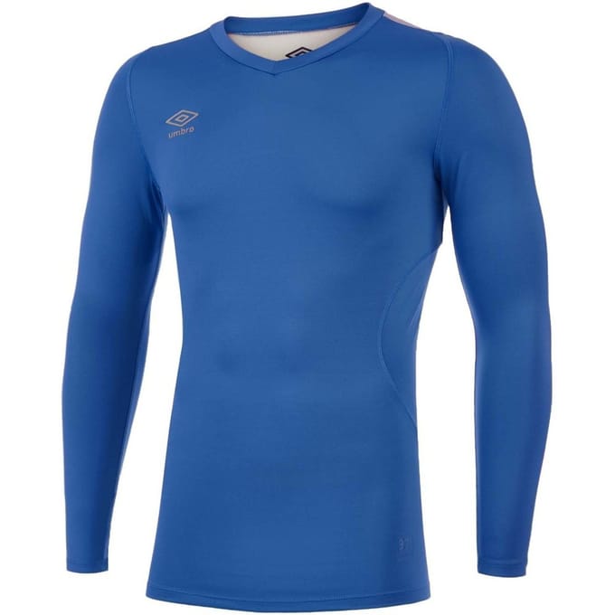 Umbro Heren Elite V Neck Base Layer Top (Koningsblauw)