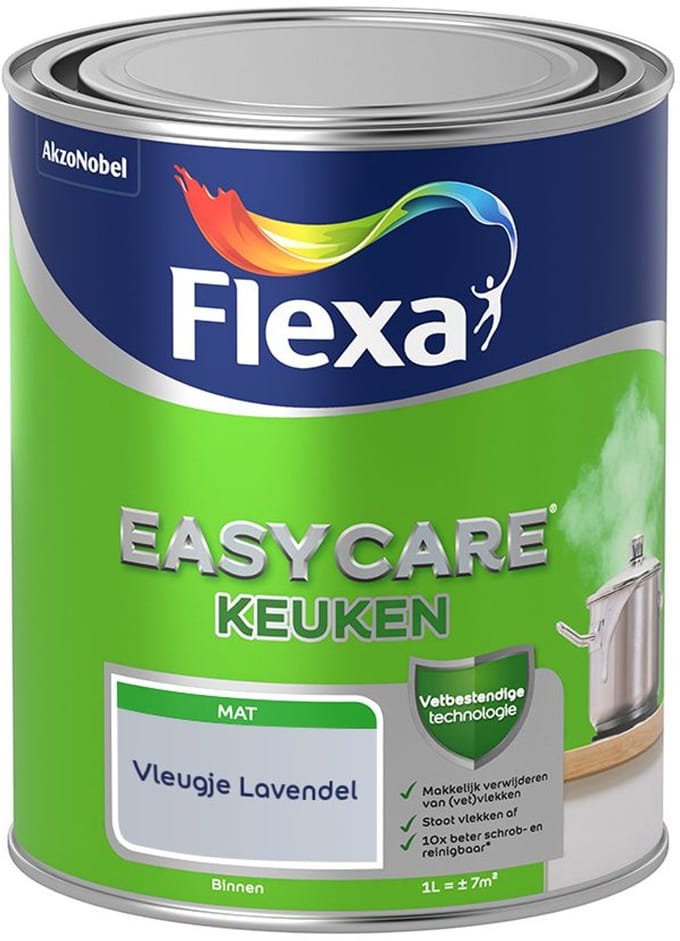 Flexa - Easycare Keuken - Vleugje Lavendel - Mengverf - 1 L