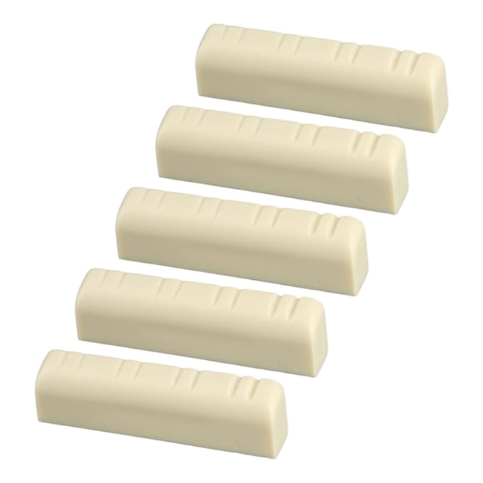 5 Stuks Mandoline Brug Kam 8 Snarig Plastic 3.5cm Universeel Instrument Accessoire voor Vervanging beige