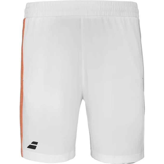 Babolat Play Shorts Heren-Wit,Oranje