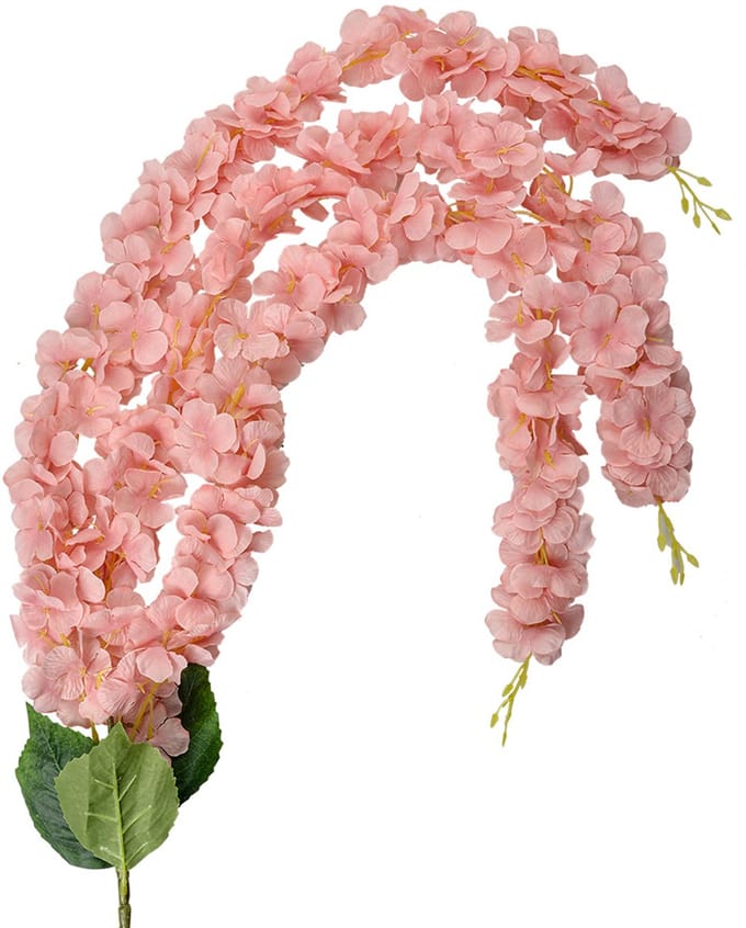 Clayre & Eef Kunstbloem 108 cm Roze Kunststof